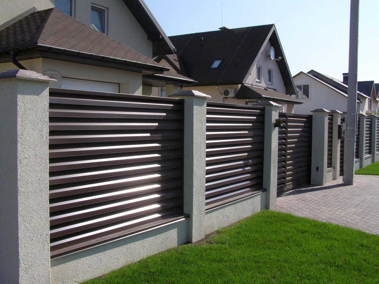 Забор Жалюзи Ламелия